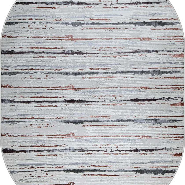 38462A OVAL ROSE FLS / L.GREY Kleopatra