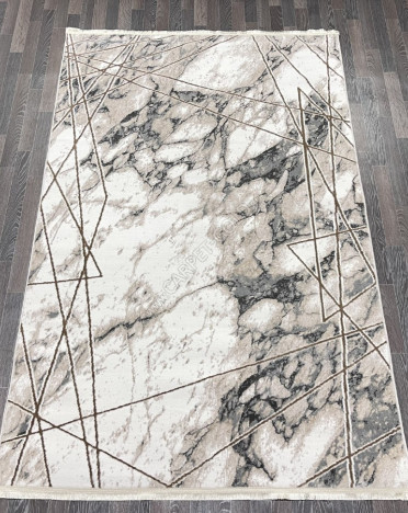 Ковер турецкий 40629B AURA (Акрил, кремовый)