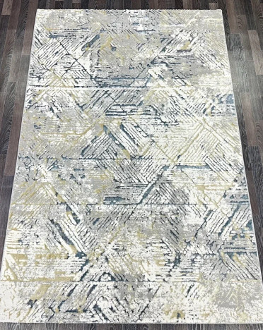 Ковер турецкий A3576A Lowa (Полиэстер хит-сет, серый)