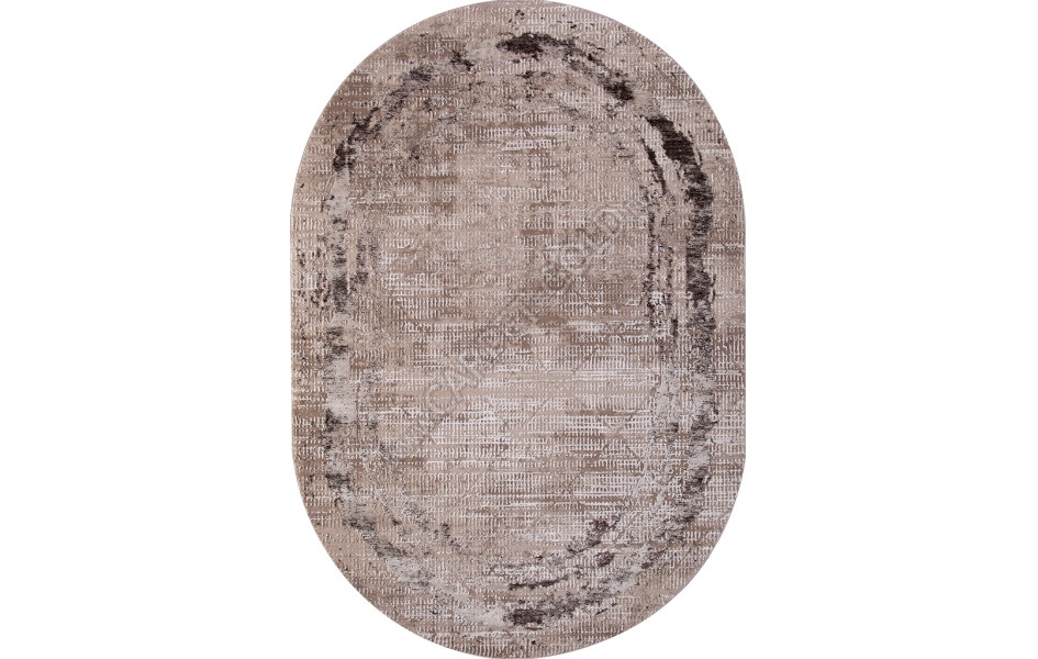 Ковер 04042B - DARK BROWN - Овал ARMINA