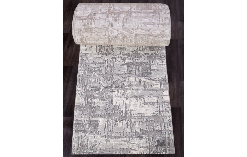 Ковровая дорожка 03724G - GREY / GREY - коллекция ARMINA