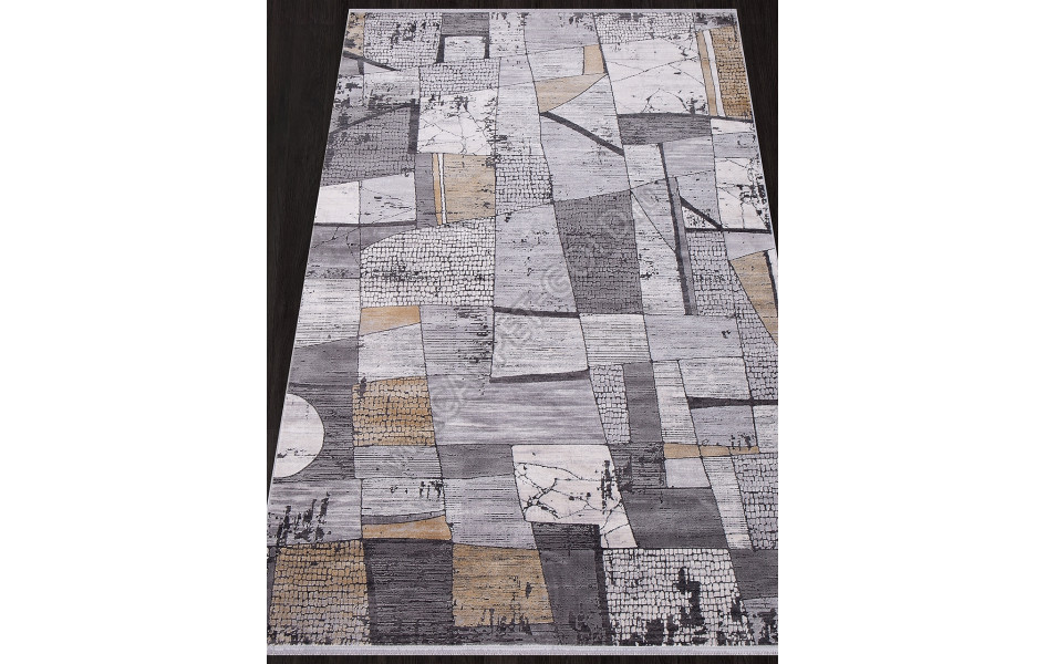 21096A - CREAM / L.GREY - Прямоугольник - коллекция MILANO