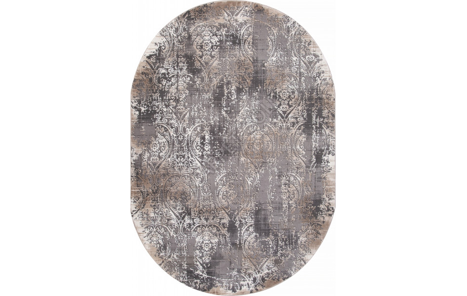 Ковер 04078C - GREY / BROWN - Овал - коллекция ARMINA