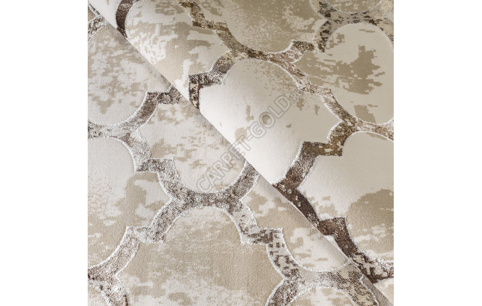 КОВРЫ ДИЗАЙН NM82A ЦВЕТ BROWN Rich овал