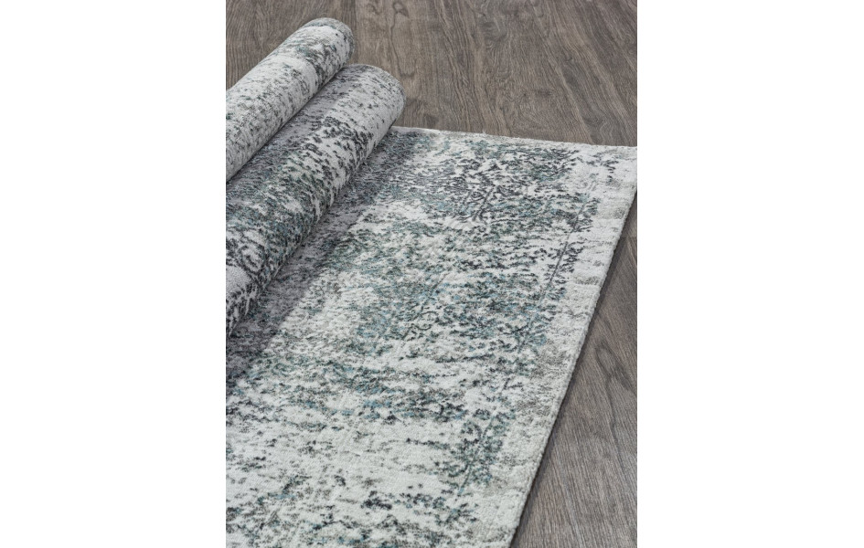 Ковер 02475F - BLUE / GREY - Прямоугольник - коллекция SAFARI