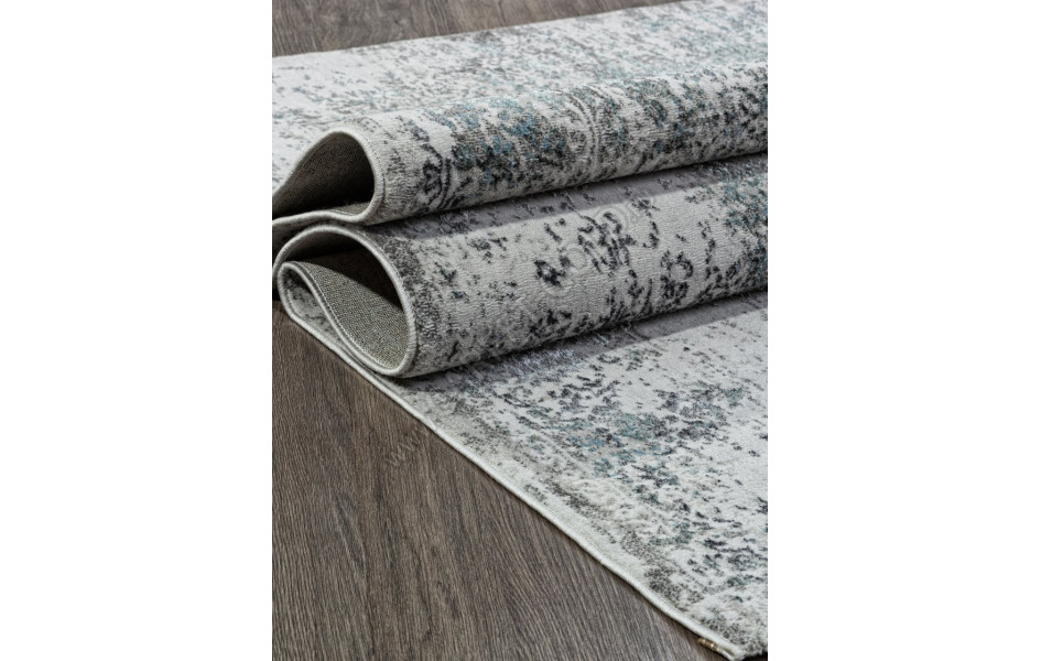 Ковер 02475F - BLUE / GREY - Прямоугольник - коллекция SAFARI