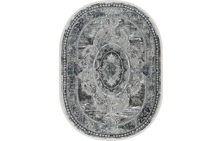 51386A OVAL BLUE / L.GREY Nova Avalon