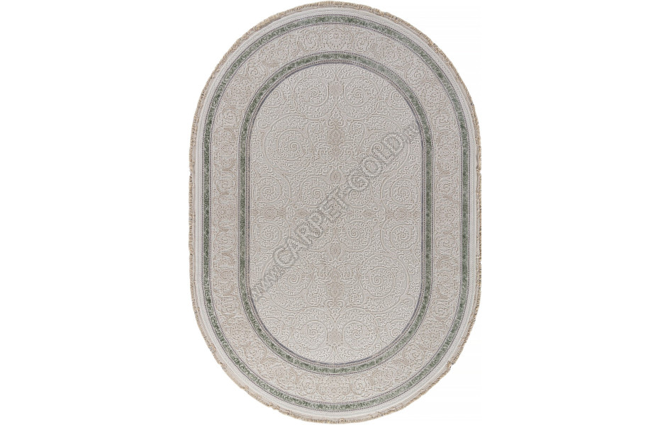 Ковер 30896U - CREAM / CREAM - Овал - коллекция MELODY