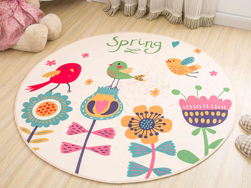 Круглый ковер в детскую